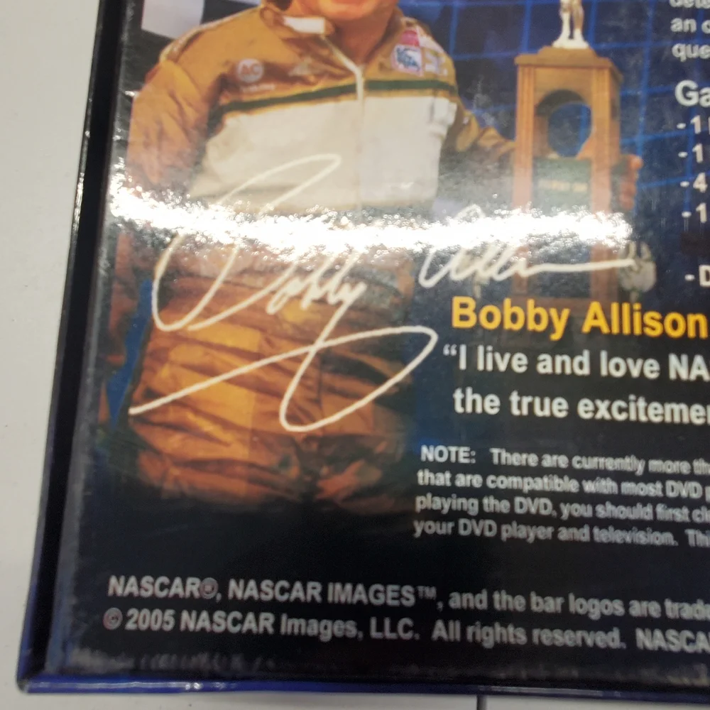 Nascar The DVD Board Game 2005 racing family fun‎
